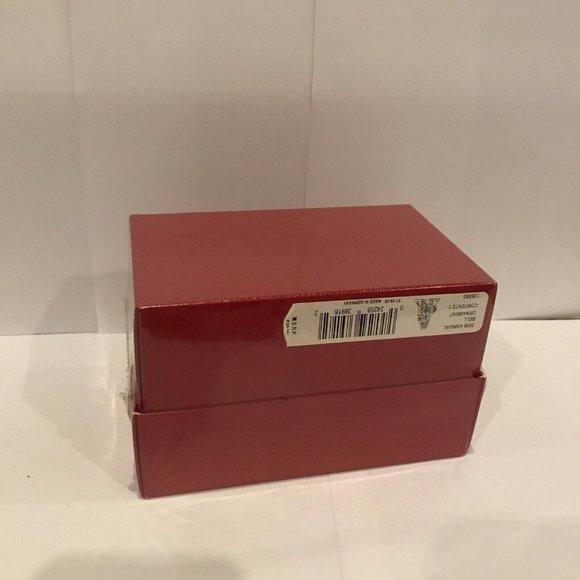 New Marquis By Waterford Red Crystal 2006 Annual Bell Christmas Ornament - Picture 5 of 6